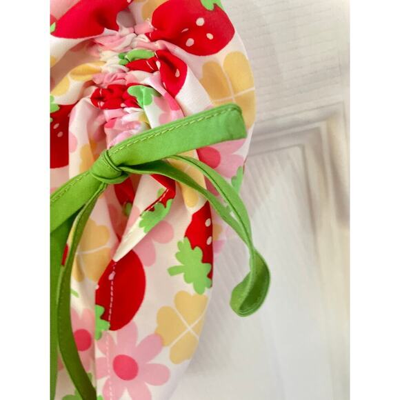 Unique Vintage 1950s Strawberry Print Swing Vintage Style Dress Sz M #73 - Picture 5 of 6